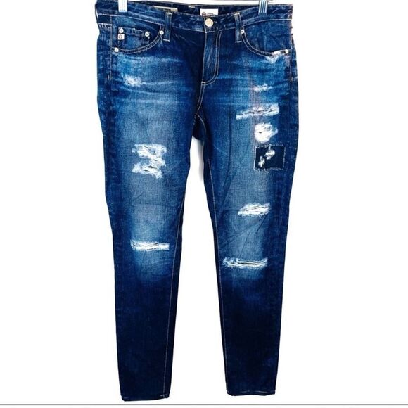 AG ADRIANO GOLDSCHMIED Digital Luxe The Legging Super Skinny Jeans Size 28 - Picture 3 of 8